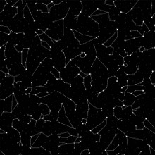 Black Constellation - Blank Cotton (BQ3957G-99)