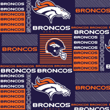 NFL Wide Denver Broncos - Fabric Traditions Cotton (6422-D)
