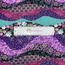 Shizuka Weave Metallic Stripes - Timeless Treasures Cotton