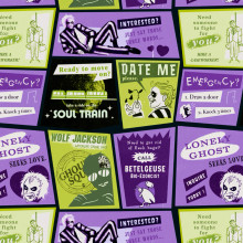 The Afterlife Times Beetlejuice - Camelot Cotton (23340201-01)
