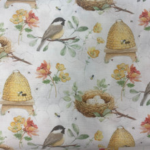 White Garden Scroll - Windham Fabrics Cotton