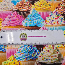 Multi Packed Cupcakes - Timeless Treasures Cotton