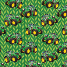  Green Tractors - KK Fabrics Cotton (7105J)