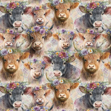 Sweet Cows - David Textiles Cotton (DX-7996-5C-1)