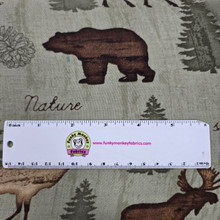 Wildlife Trail Scenic Green - Wilmington Prints Cotton