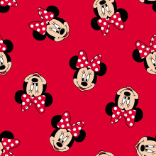 Minnie Mouse Heads on Red - Springs Creative Cotton (65625-D65028)
