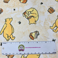 Yellow Winnie The Pooh Bears - Studio E Minky