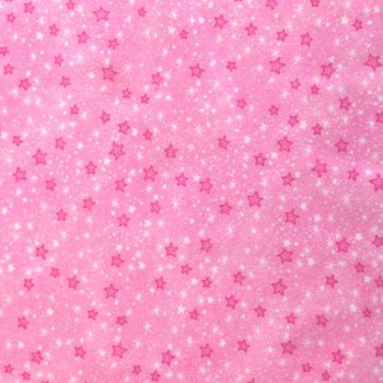 Pink Mini Sparkle Stars - AE Nathan Flannel - 1/2 yard Pink Mini Sparkle Stars - AE Nathan Flannel - 1/2 yard