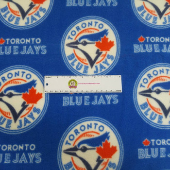 MLB Toronto Blue Jays Fleece - 1/2 yard MLB Toronto Blue Jays Fleece - 1/2 yard