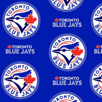 MLB Toronto Blue Jays Fleece - 1/2 yard MLB Toronto Blue Jays Fleece - 1/2 yard