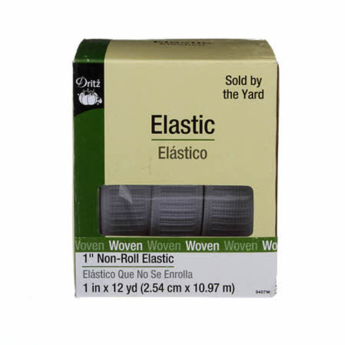 1 inch - Non-Roll Elastic - Black - 71081850990