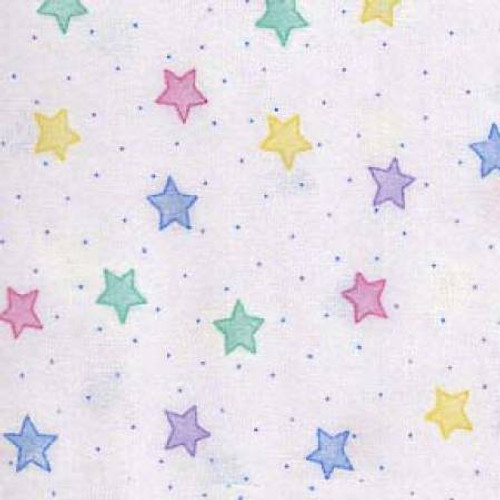 Pastel Stars - AE Nathan Flannel  (3128X-124)