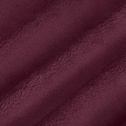 Plumwine Smooth - Shannon Fabrics Cuddle Minky - 1/2 yard