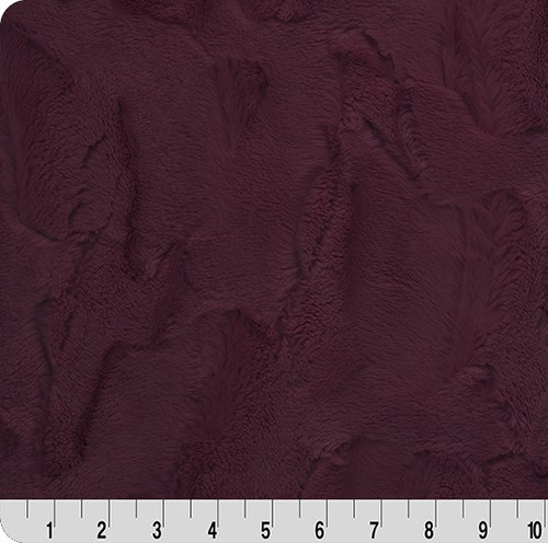 Plumwine 80" Wide Mirage Luxe - Shannon Fabrics Cuddle Minky