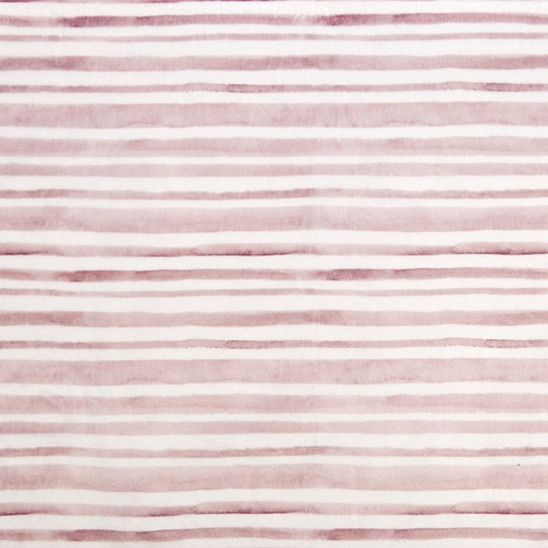 Rosewater Stripe Digital - Shannon Fabrics Cuddle Minky