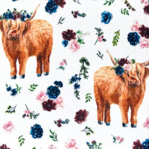 Helga Highland Digital - Shannon Fabrics Cuddle Minky (dchelgahighlandmulti)