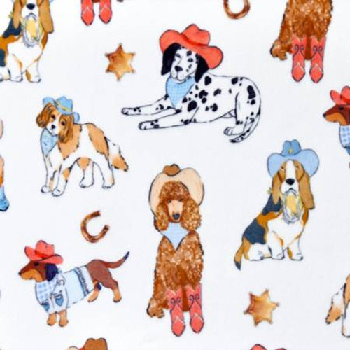 Daisy Dukes Dogs Digital - Shannon Fabrics Cuddle Minky (DCDAISYDUKESMULTI)