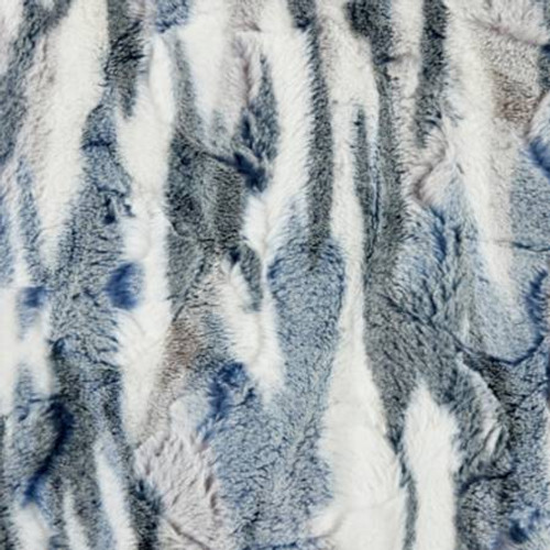  Navy Frosted Himalayan - Shannon Fabrics Cuddle Minky (lcfhimalayannavy)