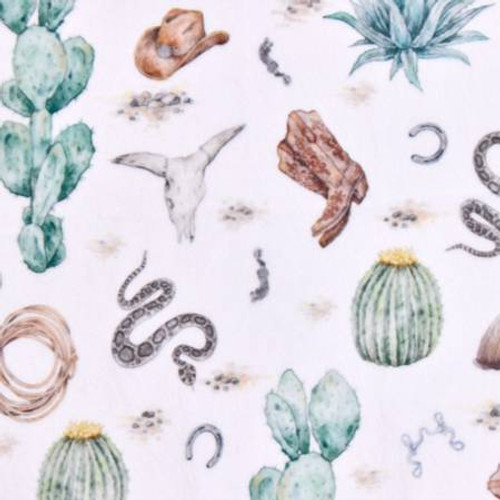 Multi Old West Trail Digital - Shannon Fabrics Cuddle Minky (dcoldwesttrailmulti)