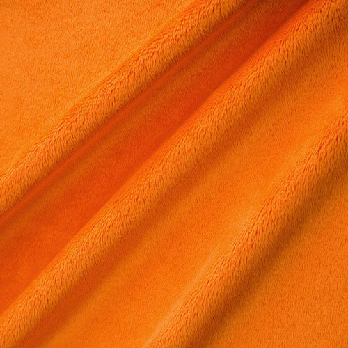 Orange Smooth - Shannon Fabrics Cuddle Minky - 1/2 yard