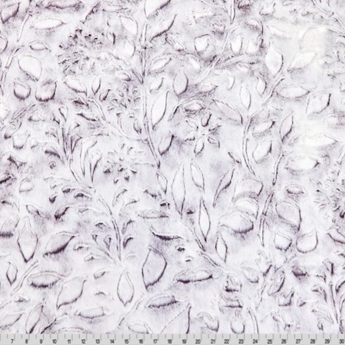 Berrylicious Prism Poppy Embossed Luxe - Shannon Fabrics Cuddle Minky (lcppoppyberrylicious)