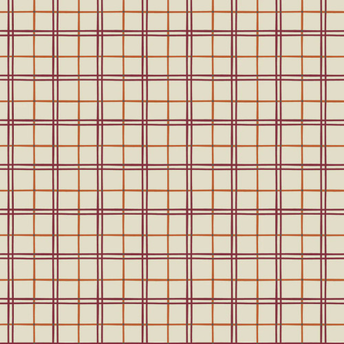  Cream Plaid - Pumpkin Spice Season - Camelot Cotton (27240105-01)