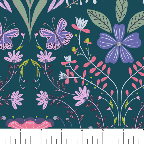 Delicate Dance Floral - Phoebe Fabrics (PH0490)