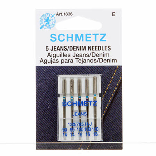 Schmetz Leather Needles Size 80 to 100 - 1 x 5 Needles per card