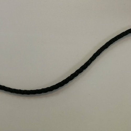 Black Braided Polypro Cord