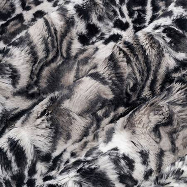 Shannon Fabrics Luxe Cuddle Wildcat Chrome Minky Fabric