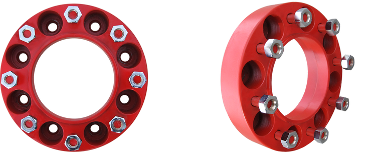 Front and Side View of a Single Wheel Spacer
Part Number: SP-RED8