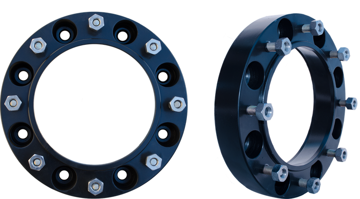 Front and Side View of a Single Wheel Spacer