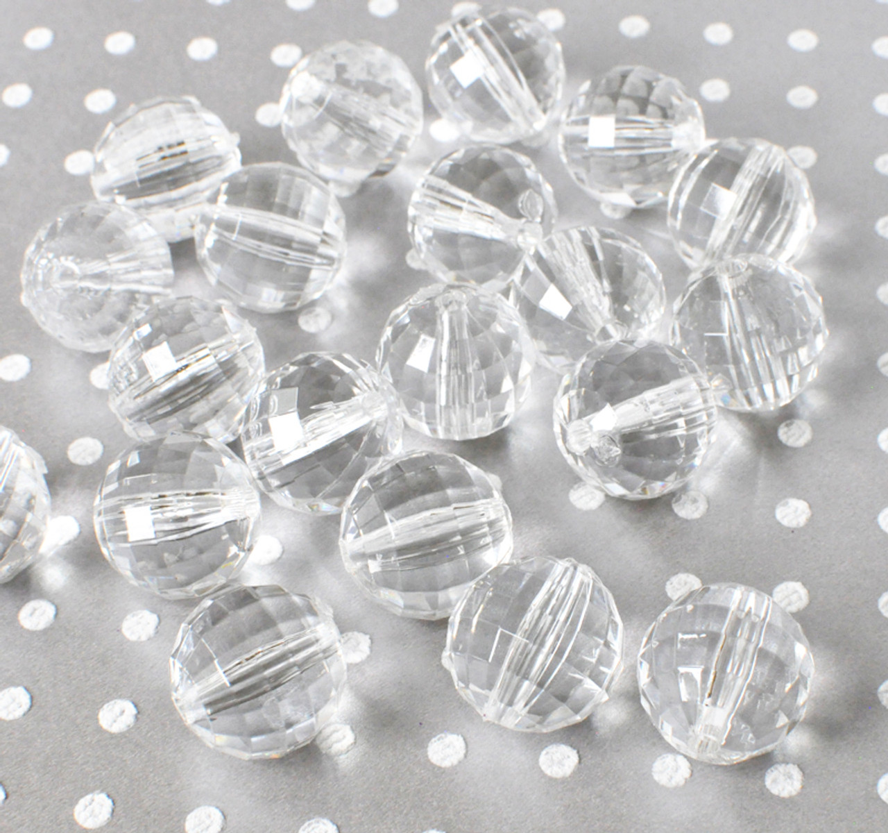  Clear Plastic Beads