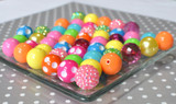 Brights rainbow 20mm bubblegum bead bulk set Brights rainbow 20mm bubblegum bead bulk set