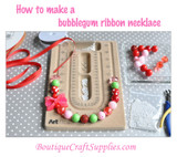 Chunky ribbon necklace tutorial Chunky ribbon necklace tutorial