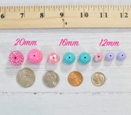 Bubblegum Bead Sizes & Stringing Material