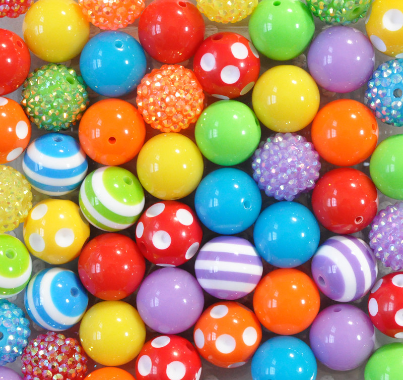 Rainbow Bright Bubblegum Bead Wholesale Kit