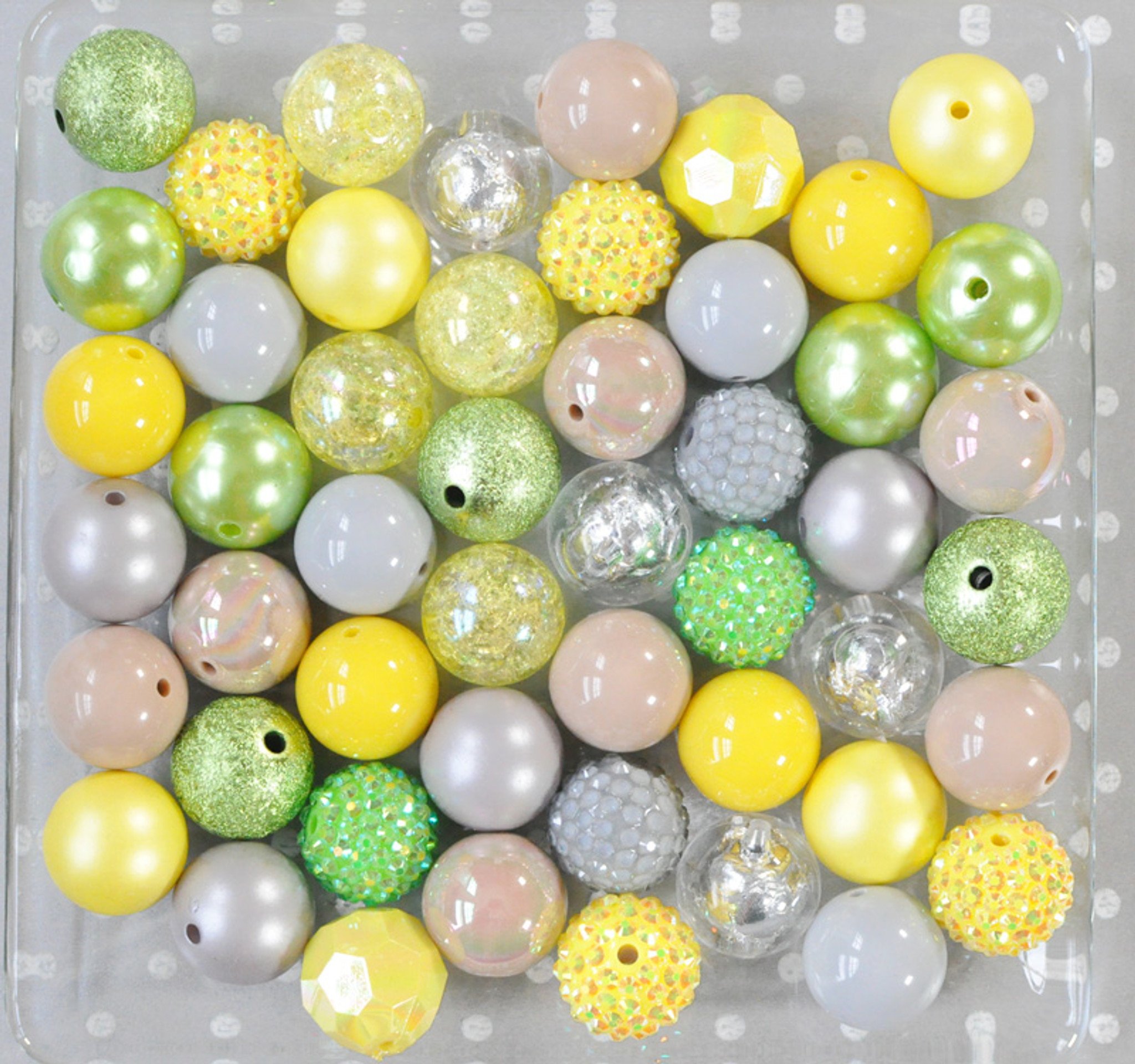 Lemon Crisp bubblegum bead wholesale kit