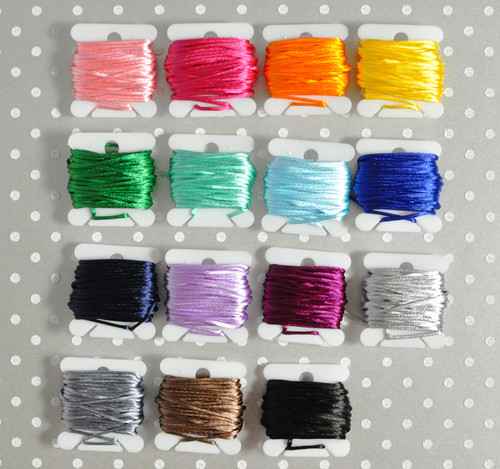 1mm Silky  beading cord for chunky bubblegum bead necklaces