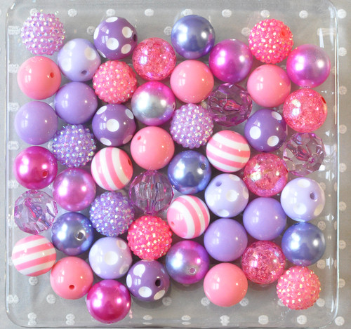 Rosy Orchid bubblegum bead wholesale kit