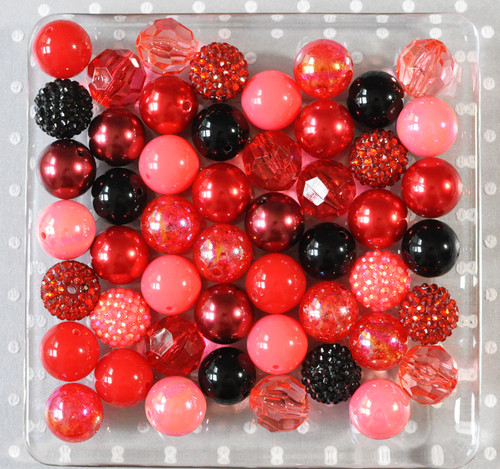 Black Raspberry bubblegum bead wholesale kit