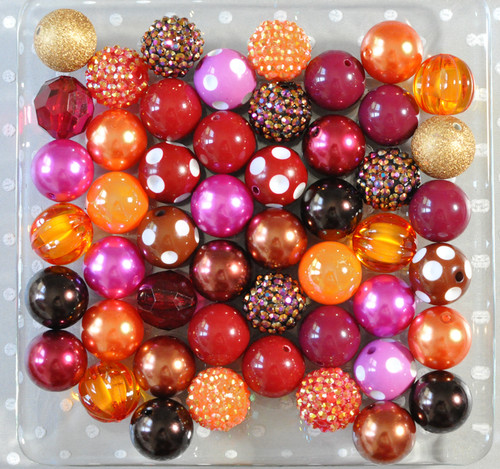 Butterscotch Berry bubblegum bead wholesale kit