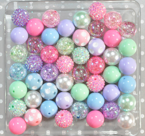 Easter crackle bubblegum bead wholesale kit