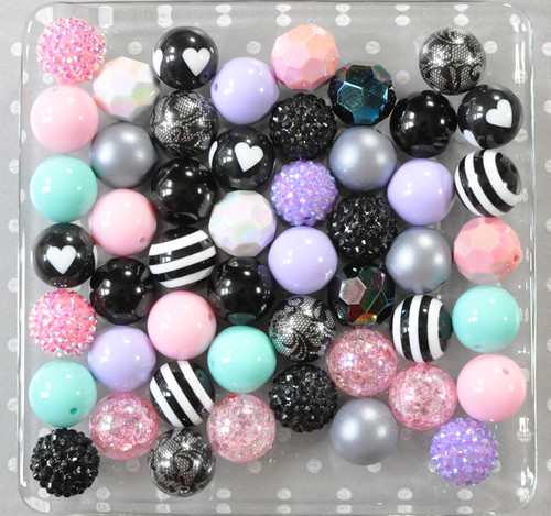 Pastel Goth bubblegum bead wholesale kit