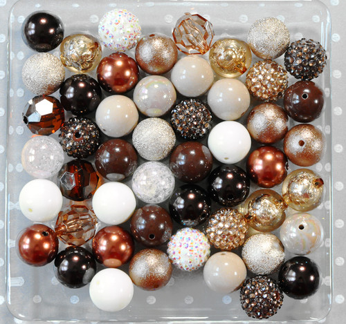 Coffee Cream bubblegum bead wholesale kit