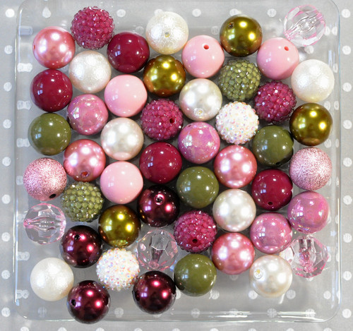 Winter Bouquet bubblegum bead wholesale kit