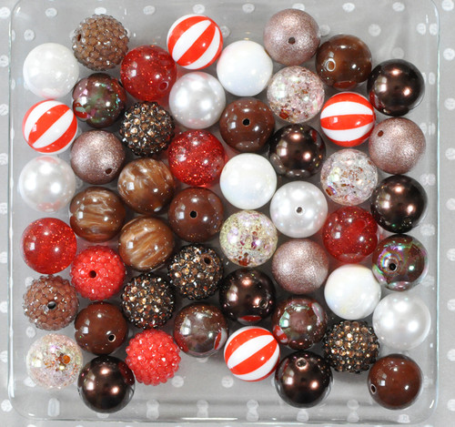 Peppermint Mocha bubblegum bead wholesale kit