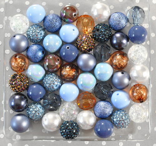 Denim Darling bubblegum bead wholesale kit