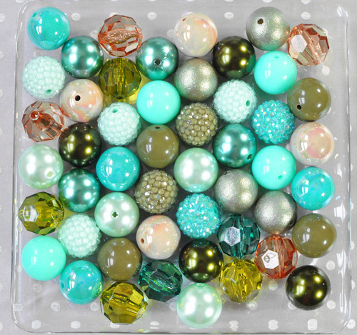 Palm Tree Island bubblegum bead wholesale kit