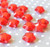 20mm Red bead in a bead star plastic beads